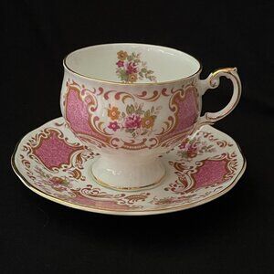 Vintage Bone China Tea Cup and Saucer